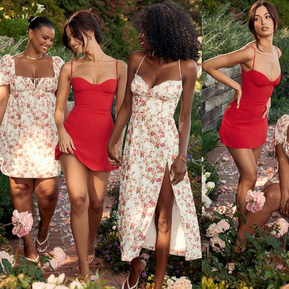 House of CB ‘Christiana’ Red Mini Dress NWOT - Picture 6 of 9